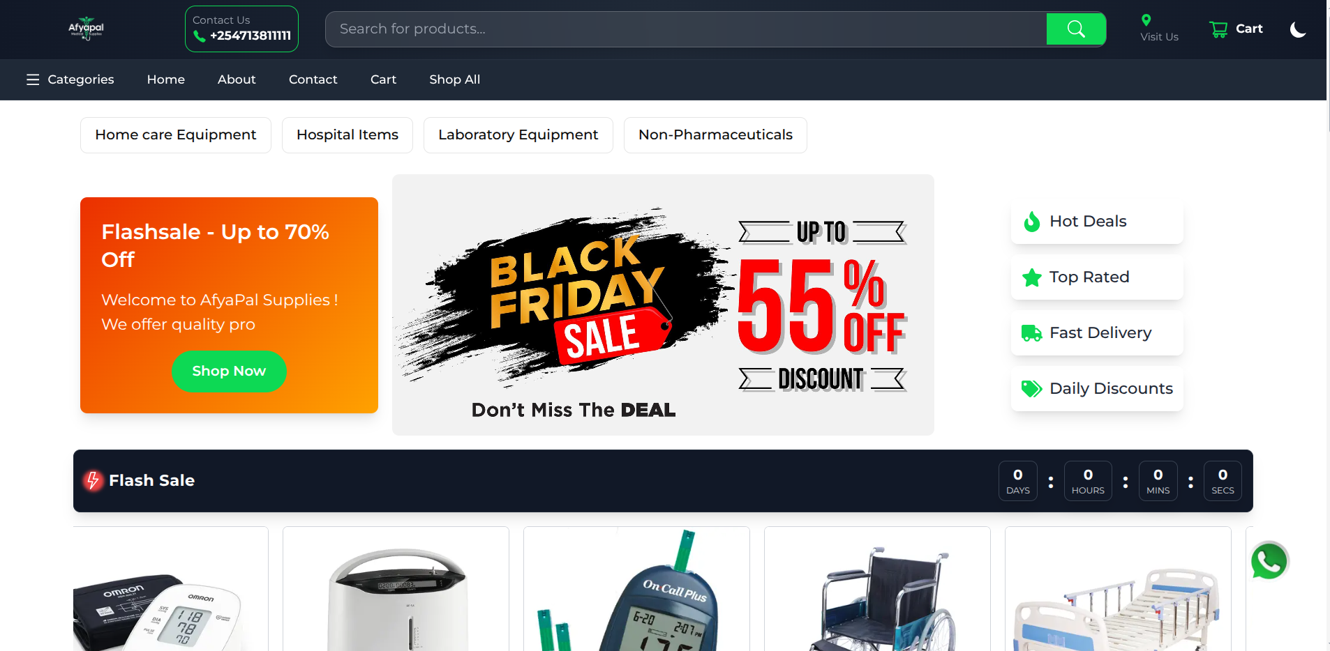 AfyaPal Supplies — Online medical equipment & supplies store for Kenya.