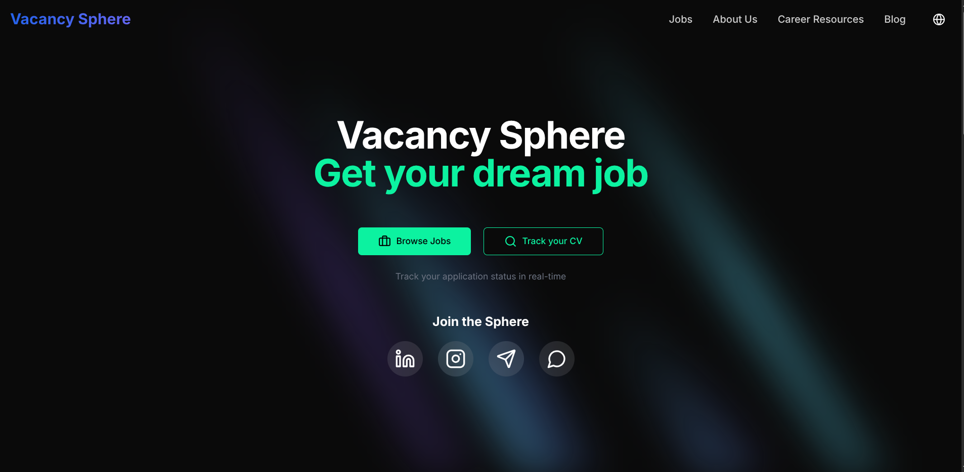 VacancySphere — Apply for jobs without the hassle of creating an account.