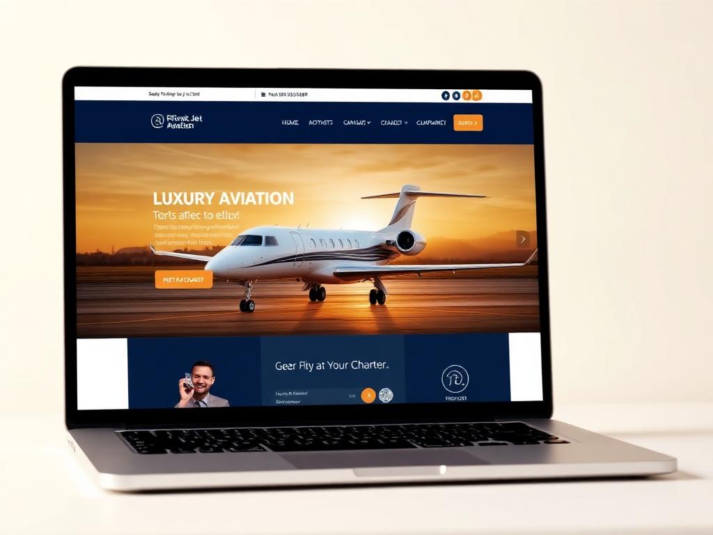 Aviation & Charter Website preview