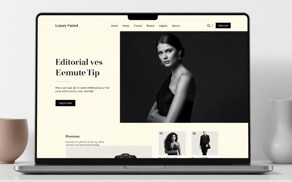 Luxury Fashion Brand Website preview
