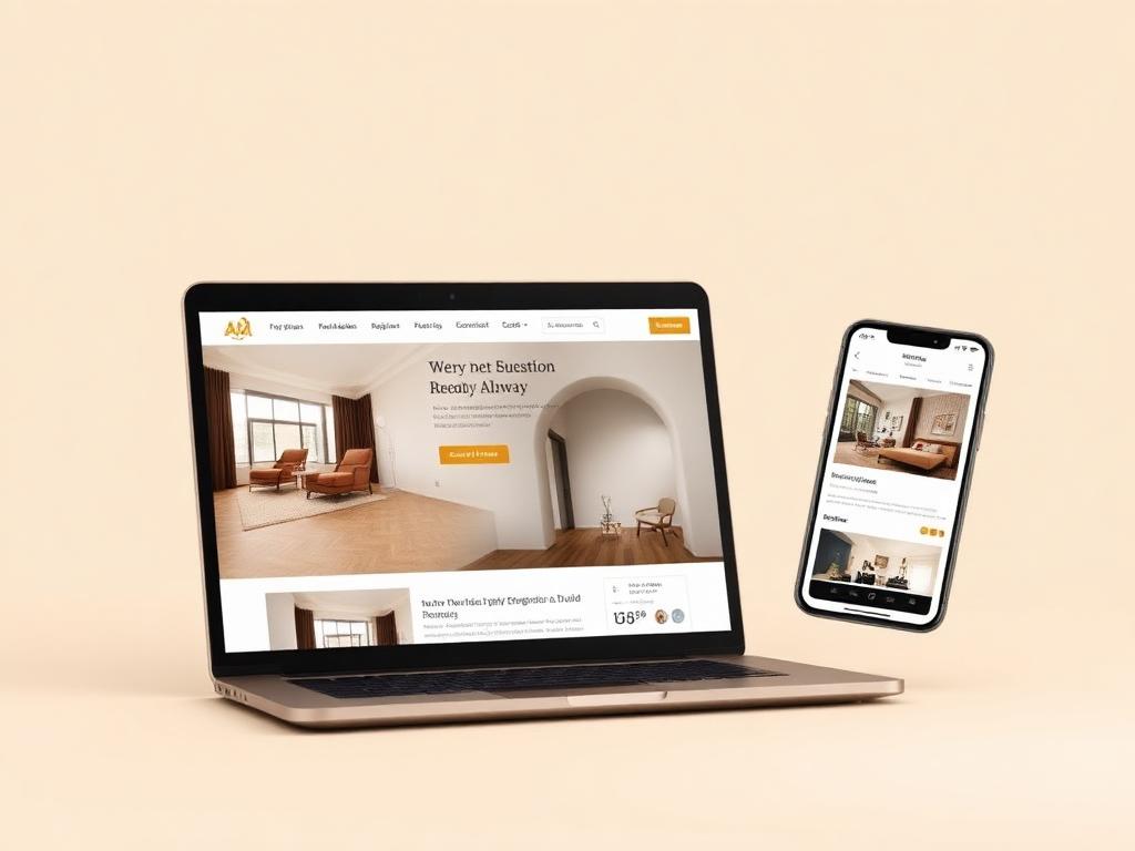 Real Estate Website preview